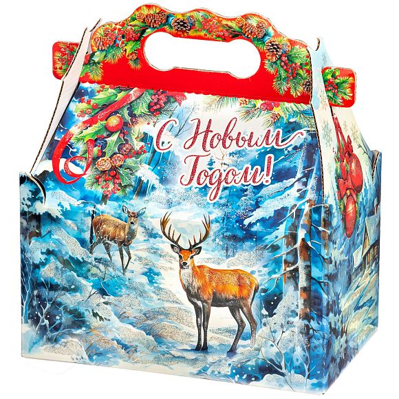 Сладкий новогодний подарок Зимний лес