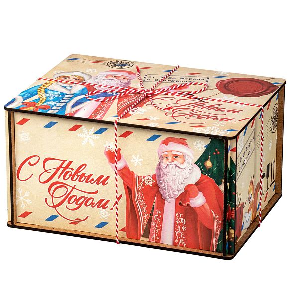 Сладкий новогодний подарок Посылка из Устюга (Полезный состав)